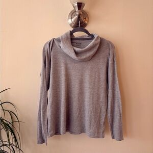 Michael Kors Light Gray Cowl Neck Sweater Size Medium